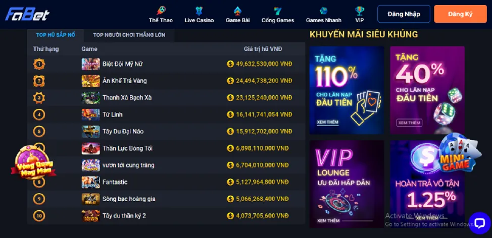 Các tính năng nổi bật của ứng dụng 69vin app